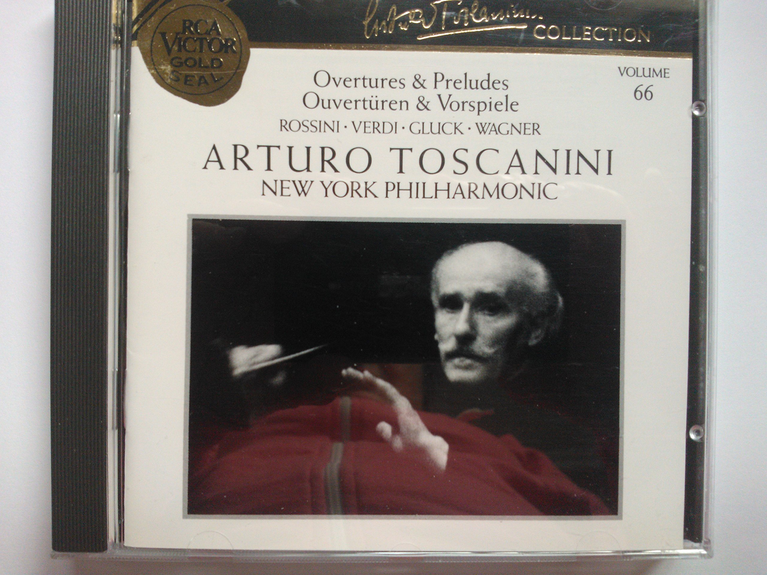 Overtures and Preludes: Rossini, Verdi, Gluck, Wagner  (Arturo Toscanini, Vol.66)