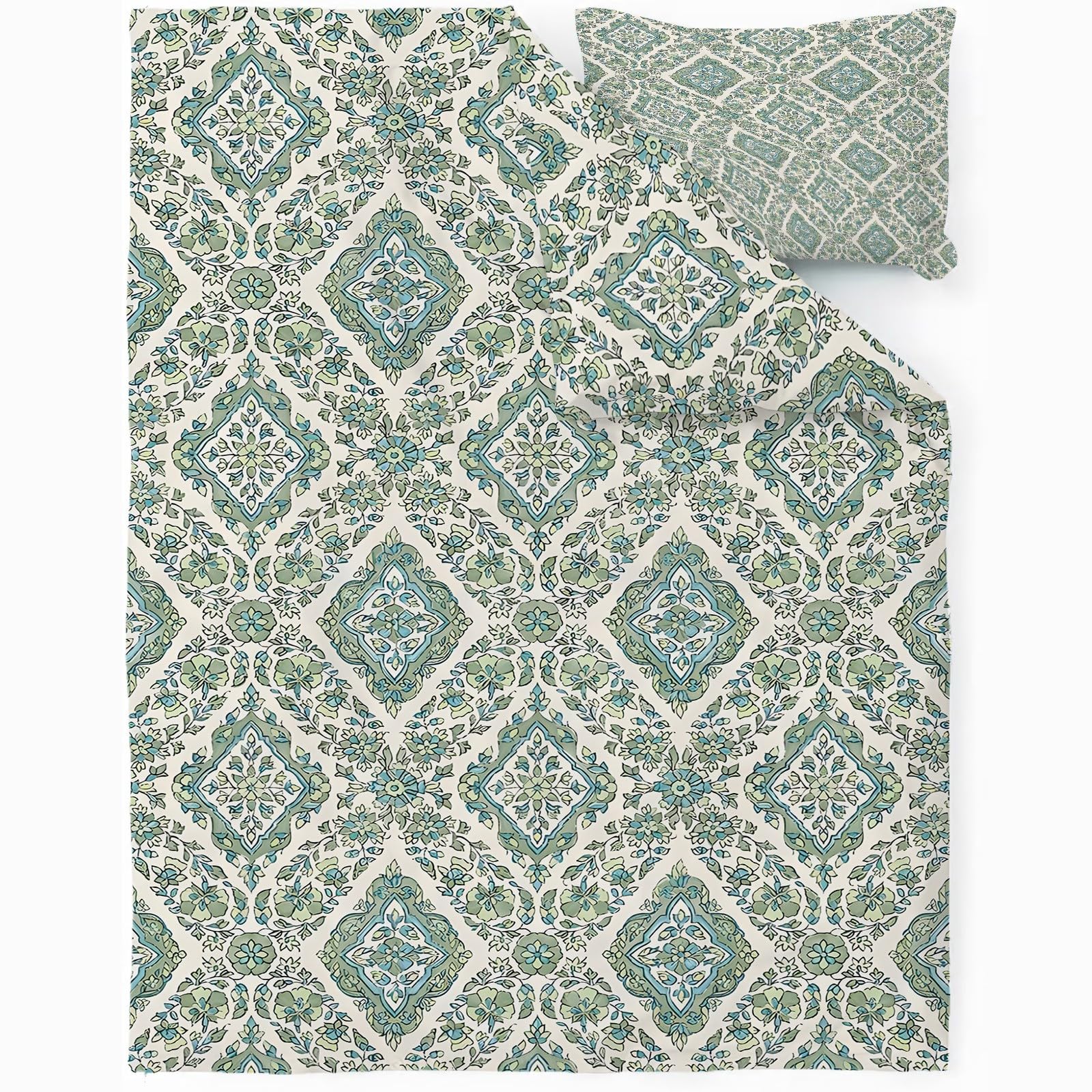 Housse de couette 200x200 avec zip caché pour enfiler votre couette sans effort