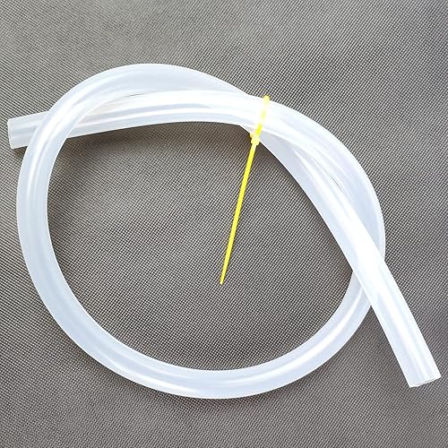 Miniatura 7 de LOZOME Tubo de silicona transparente de 532 pulgadas (0.157 in) de diámetro interior x 14 pulgadas de diámetro exterior de 25 pies, tubo de manguera