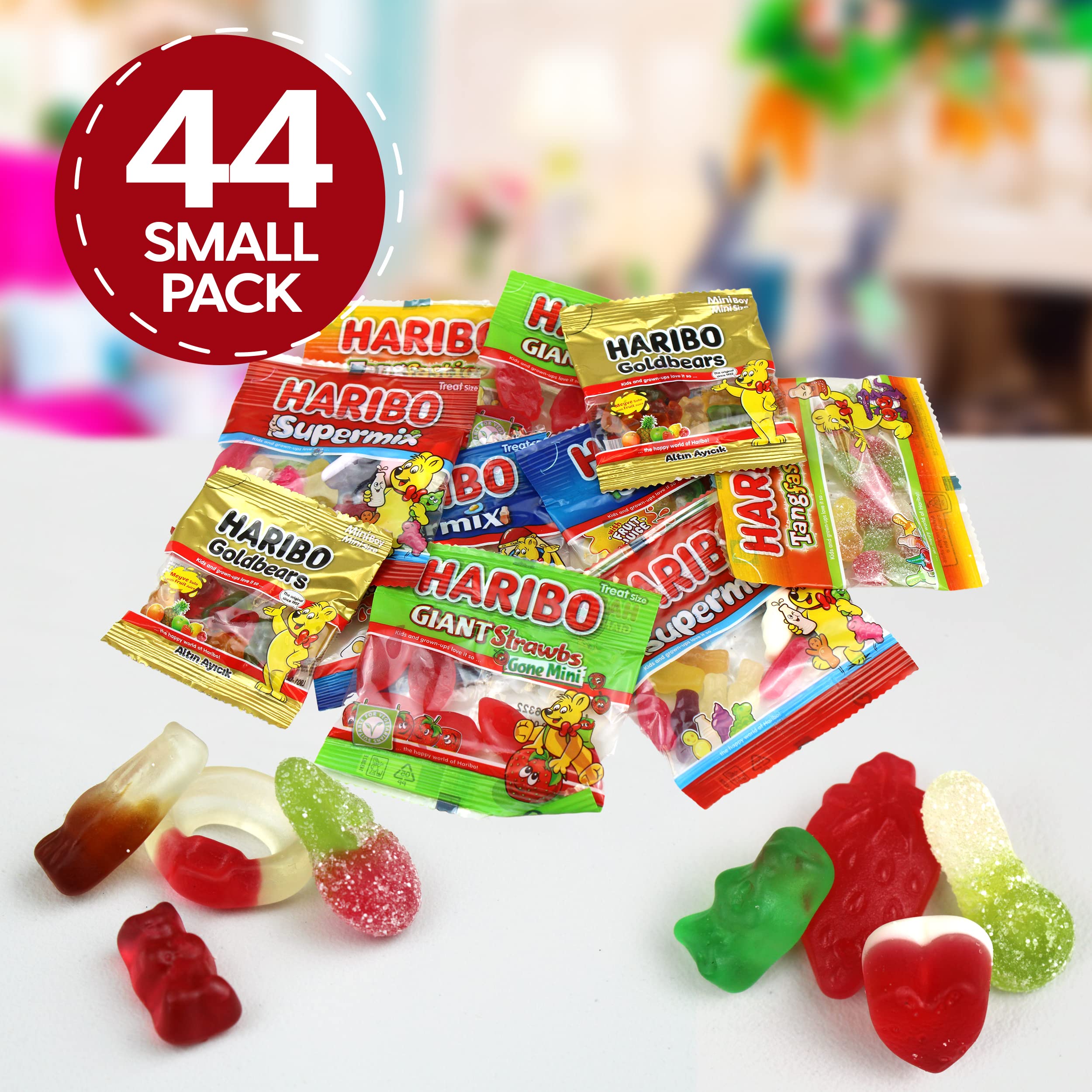 Buy German Haribo Gummy Candy Bulk sets 44 Pack Assorted Candy