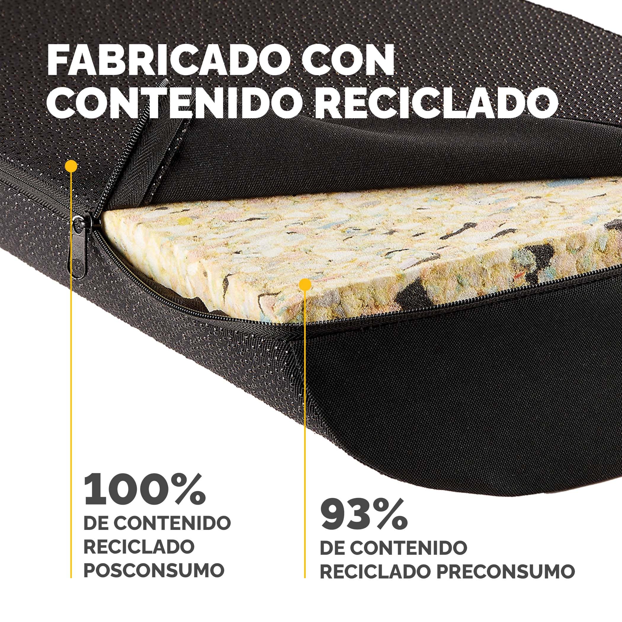 Fellowes Breyta Cojín Reposapiés - Apoyo ergonómico, Movimiento oscilante, Base Antideslizante, Materiales ecológicos, asa de Transporte, 5 años de garantía, Ideal para la Oficina y el hogar