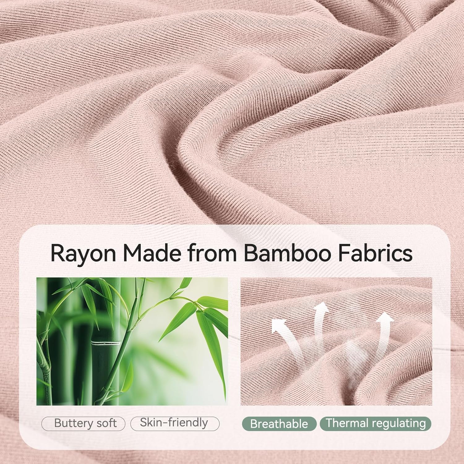 BubblePanda Rayon Made From Bamboo Baby Pajamas Baby Clothes for Boys Girls Unisex Zip-Front Non-Slip Onesie Sleeper - Image 3