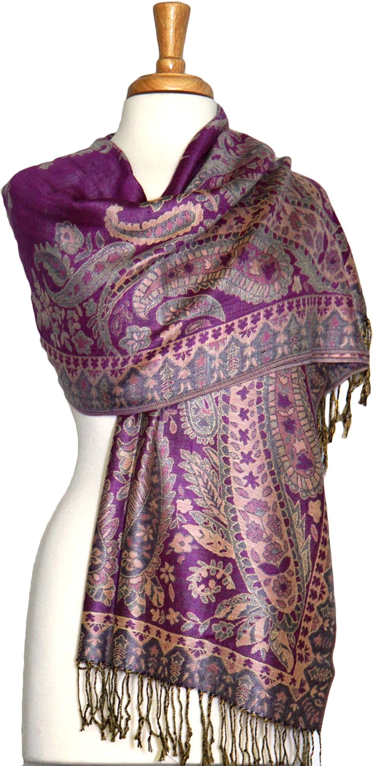 Classic Paisley Pashmina Shawl Scarf