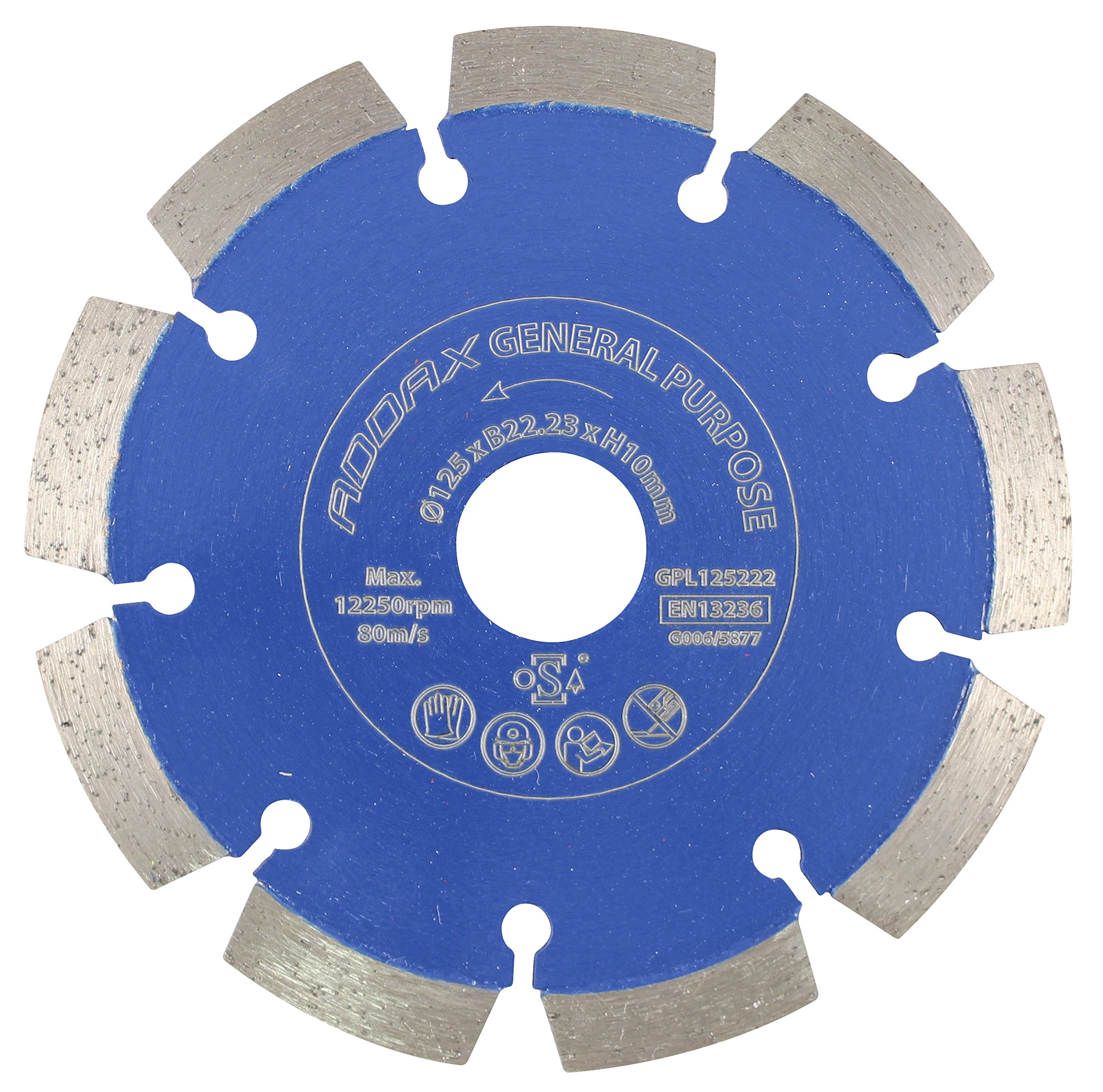 Disques diamant de soudée au laser GPL230222 pour meuleuse