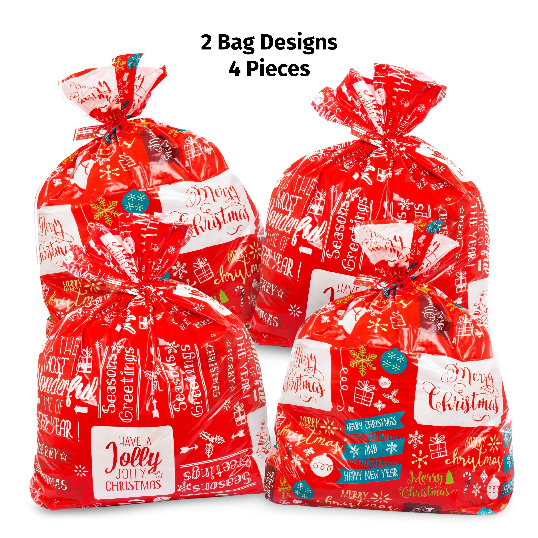 Extra Große Weihnachts-Geschenktüte – 1 Stück, 142 X 91 Cm, Jumbo-Tüte Für Riesige Geschenke