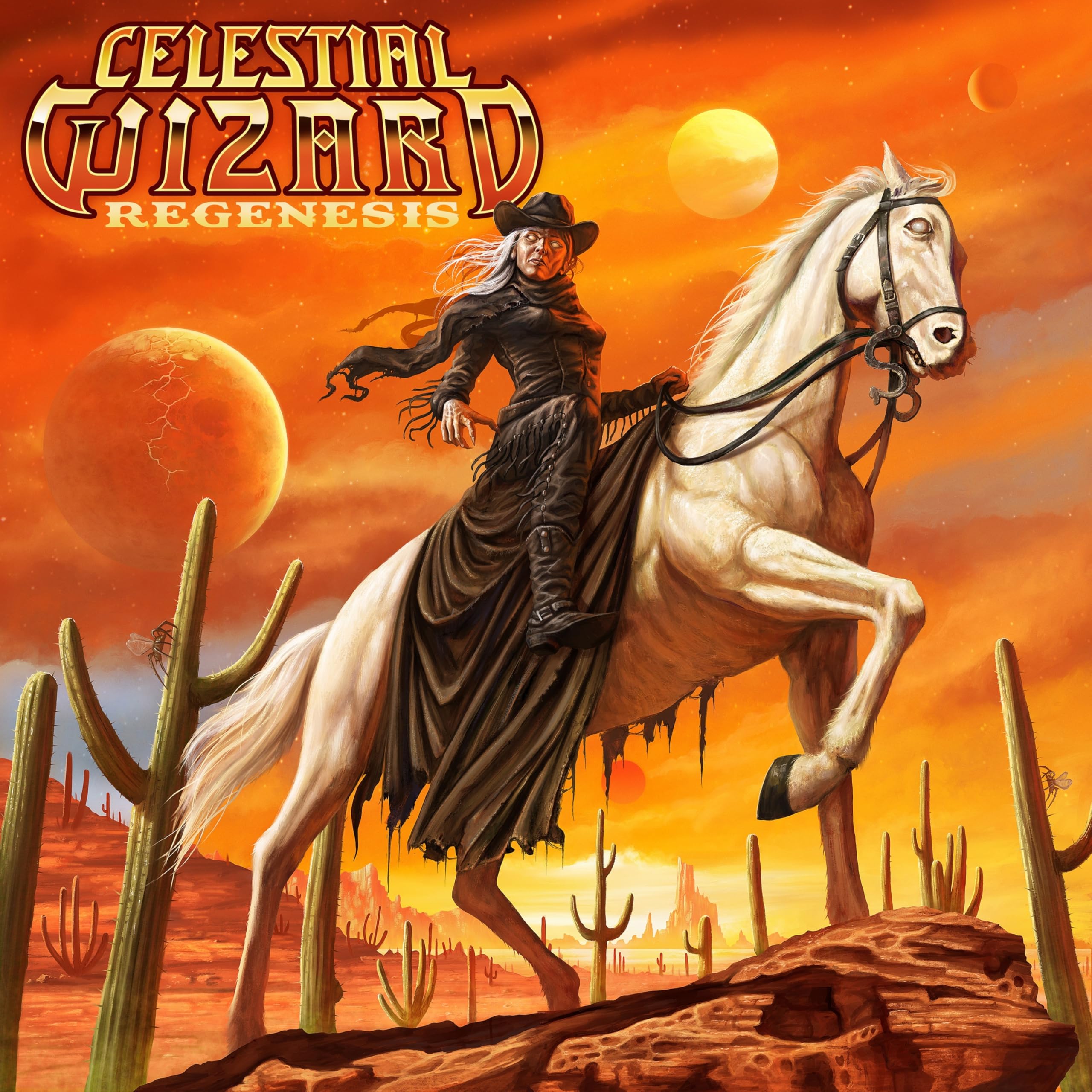 CELESTIAL WIZARD - Regenesis - ORANGE MARBLED VINYL LP