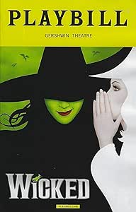 Amazon com: Wicked Playbill April 2018 on Broadway Gershwin Theatre