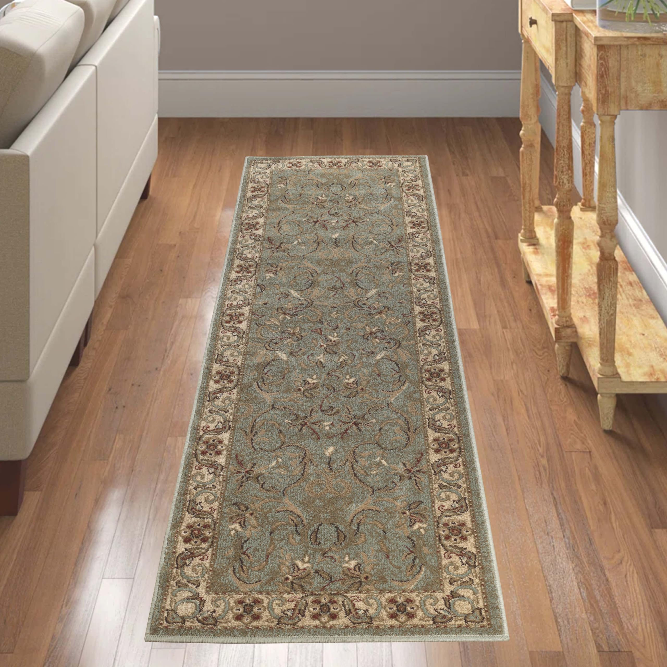 Tapis de couloir en peluche chic pour salon et chambre