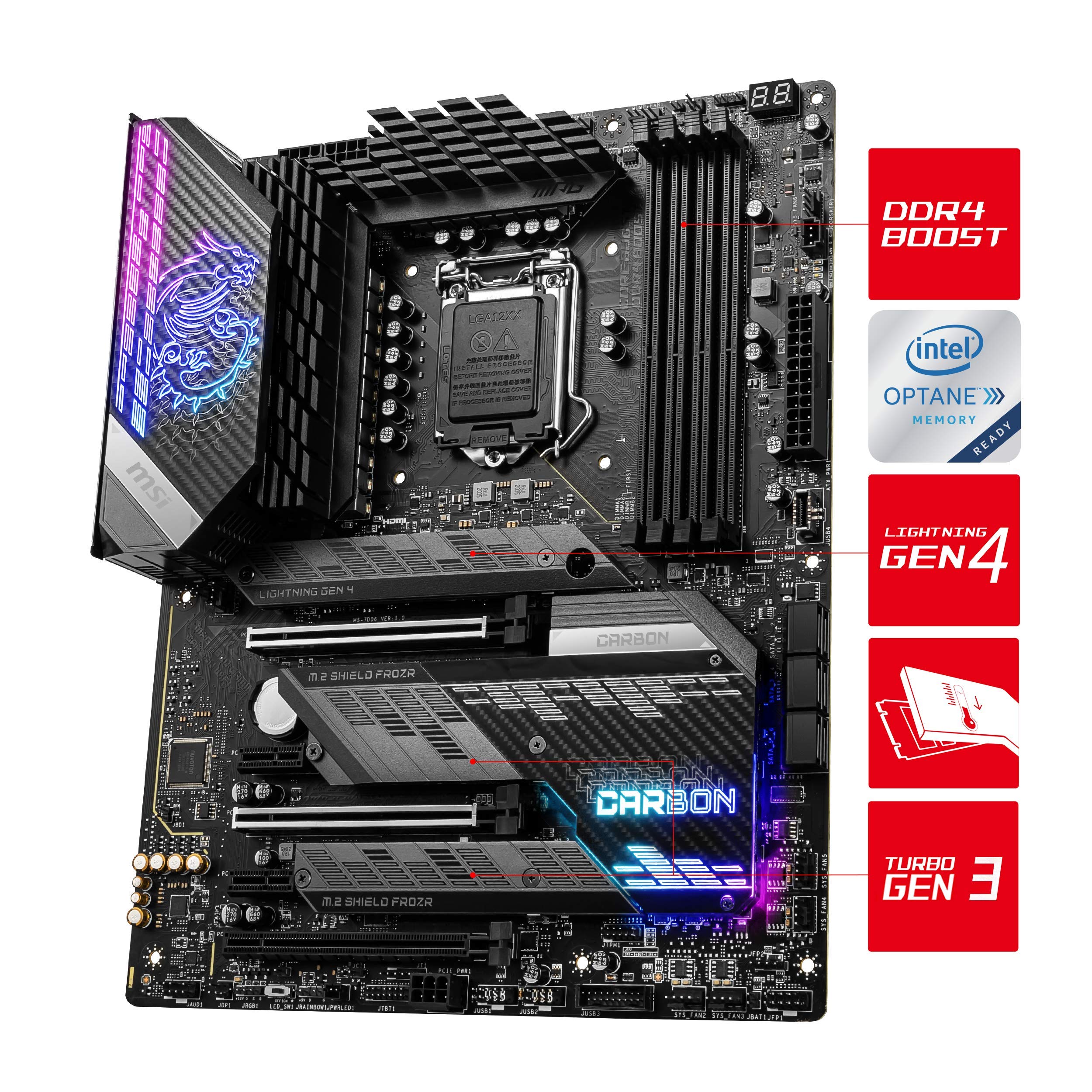 Amazon.in: Buy MSI MPG Z590 Gaming Carbon WiFi Motherboard ATX