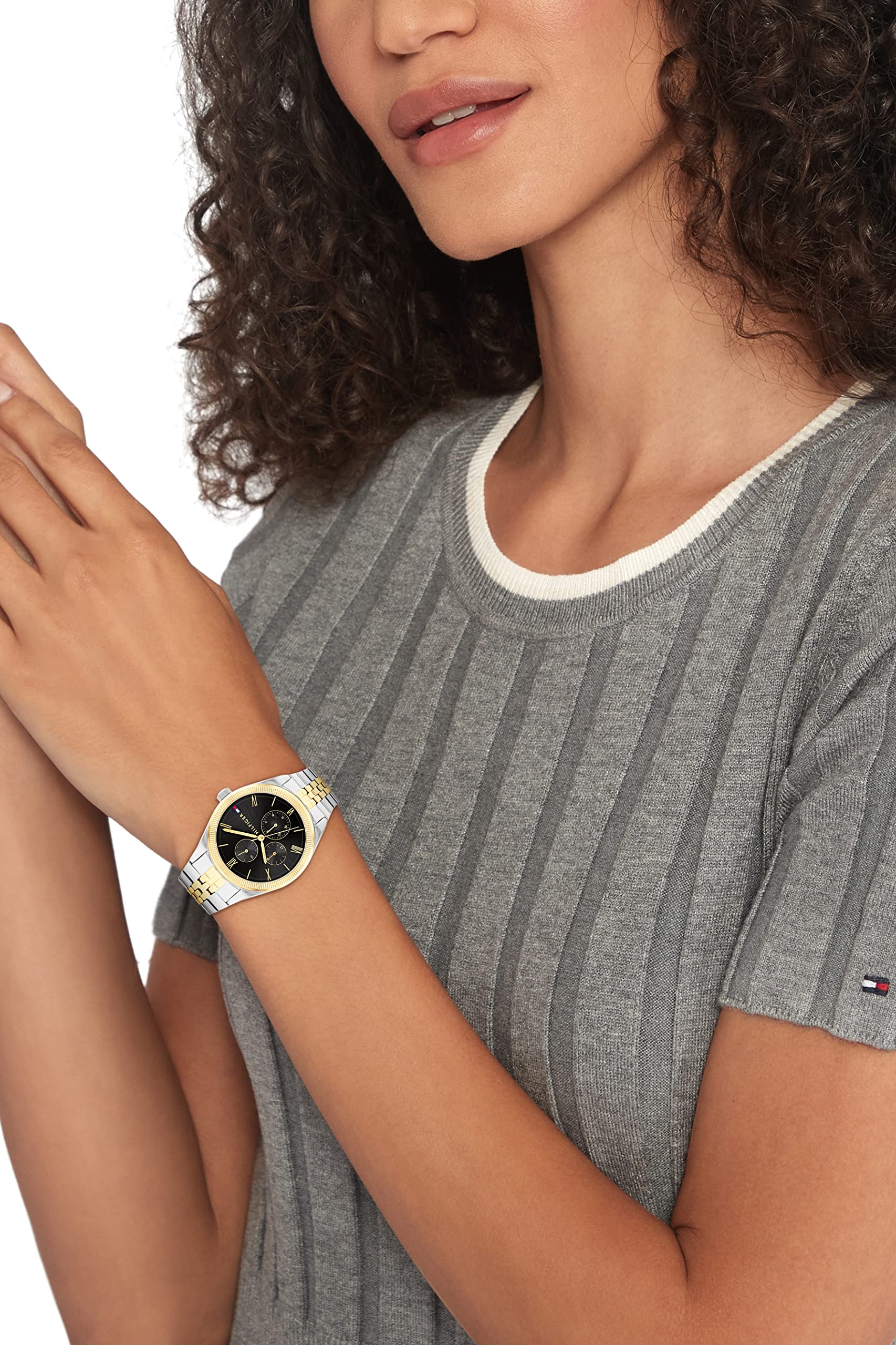Tommy Hilfiger Reloj de pulsera elegante para mujer | Cuarzo multifunción | Resistente al agua | Elegante reloj para amantes de la moda