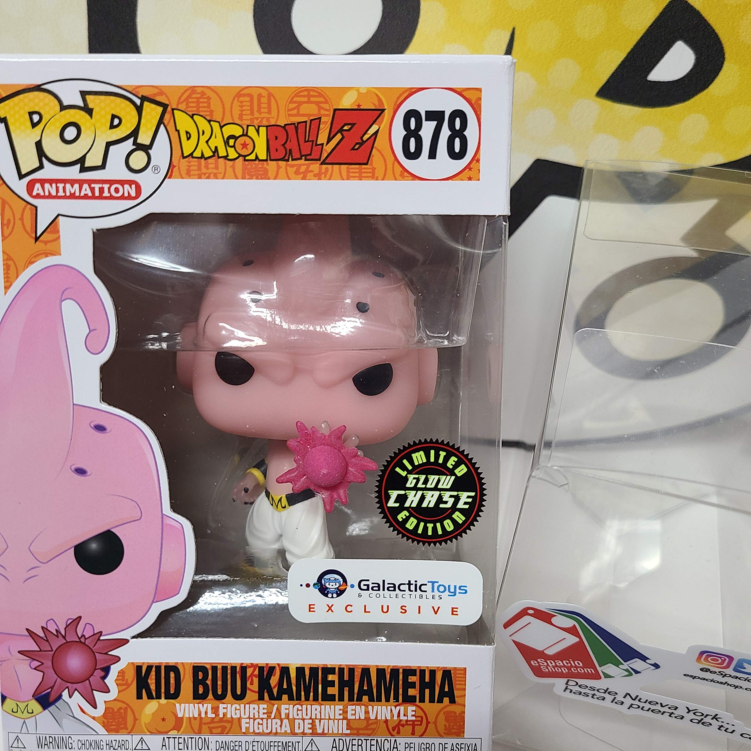 POP Funko Galactic Toys Exclusive Animation: DBZ- Kid Buu Kamehameha w/ 1 and 6 Chance of (Glow) Chase