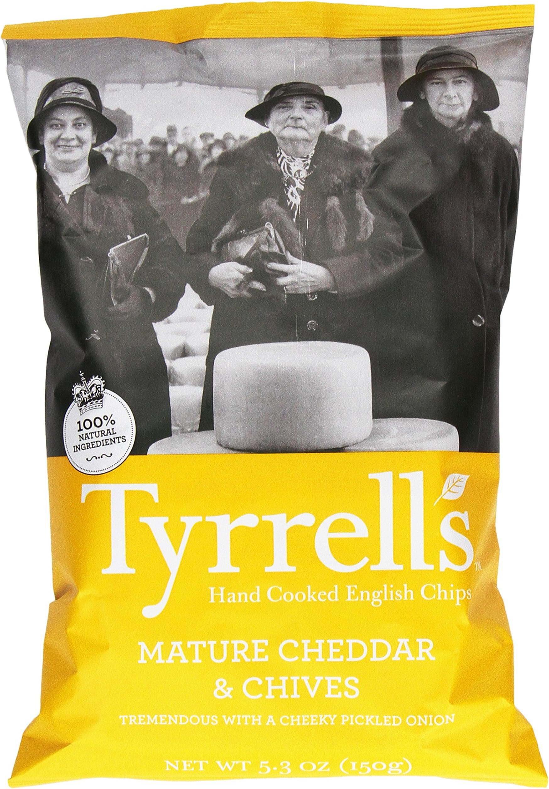 Crisps, Crisps, Mature Cheddar & Chive, 5.3 Ounce