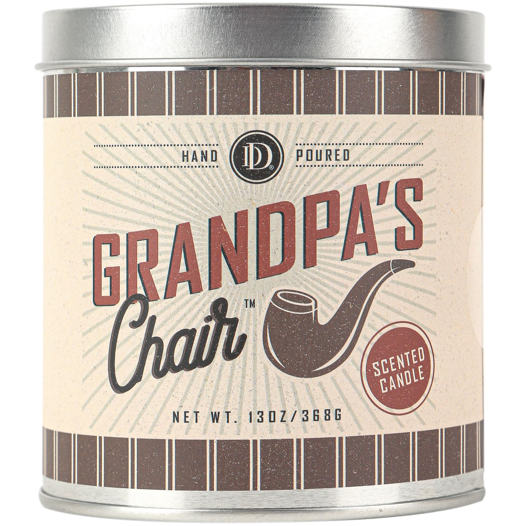 Grandpa's Chair Scented Candle Tin, 13 Ounces