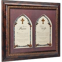 Faithworks Pastors Wife Framed Wall/Tabletop Art, 17 x 14