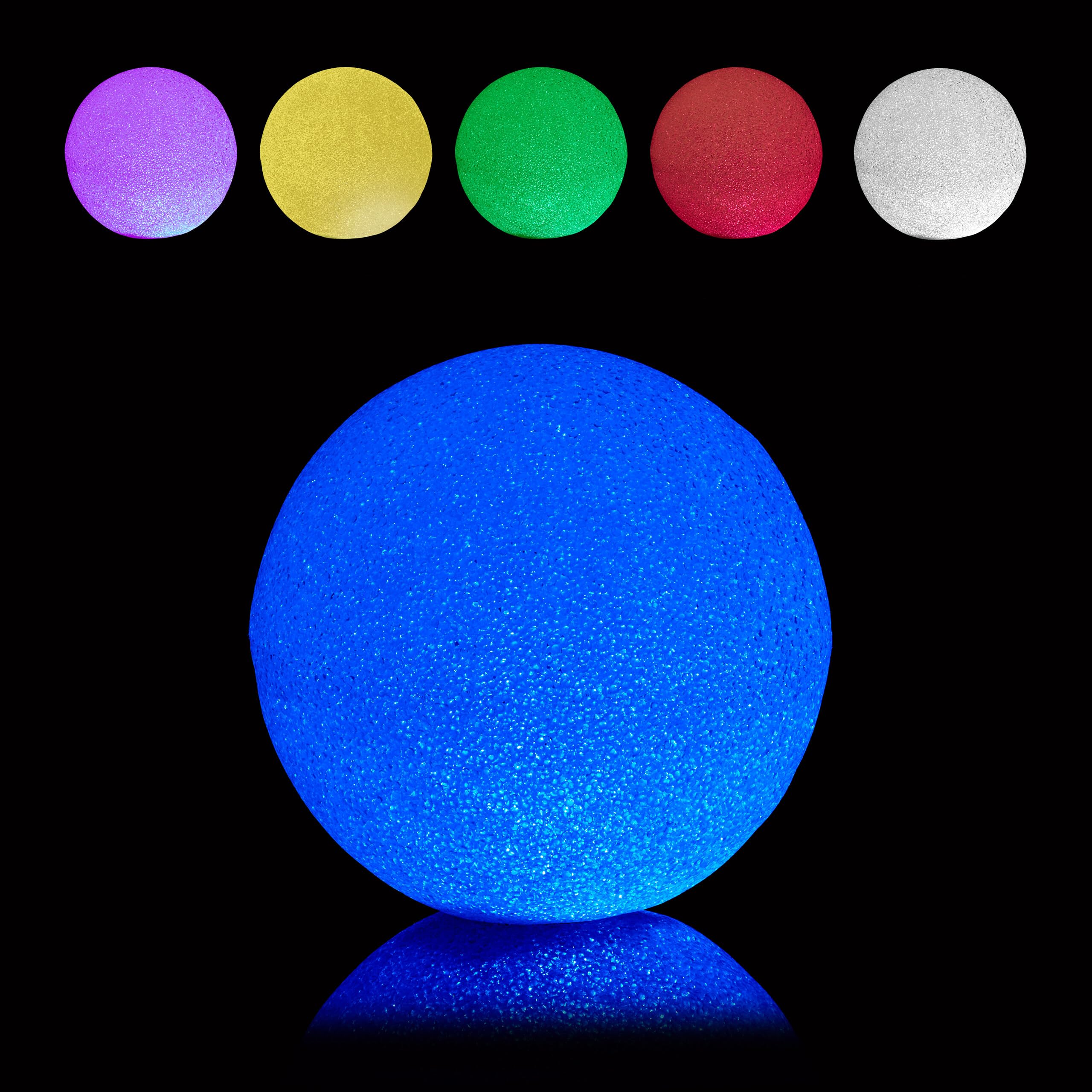 Spetebo Sfera Luminosa A LED 15 Cm Con Fiori Bianchi Caldi – Lampada Decorativa Da Interno Con 100 LED E Alimentatore - 3