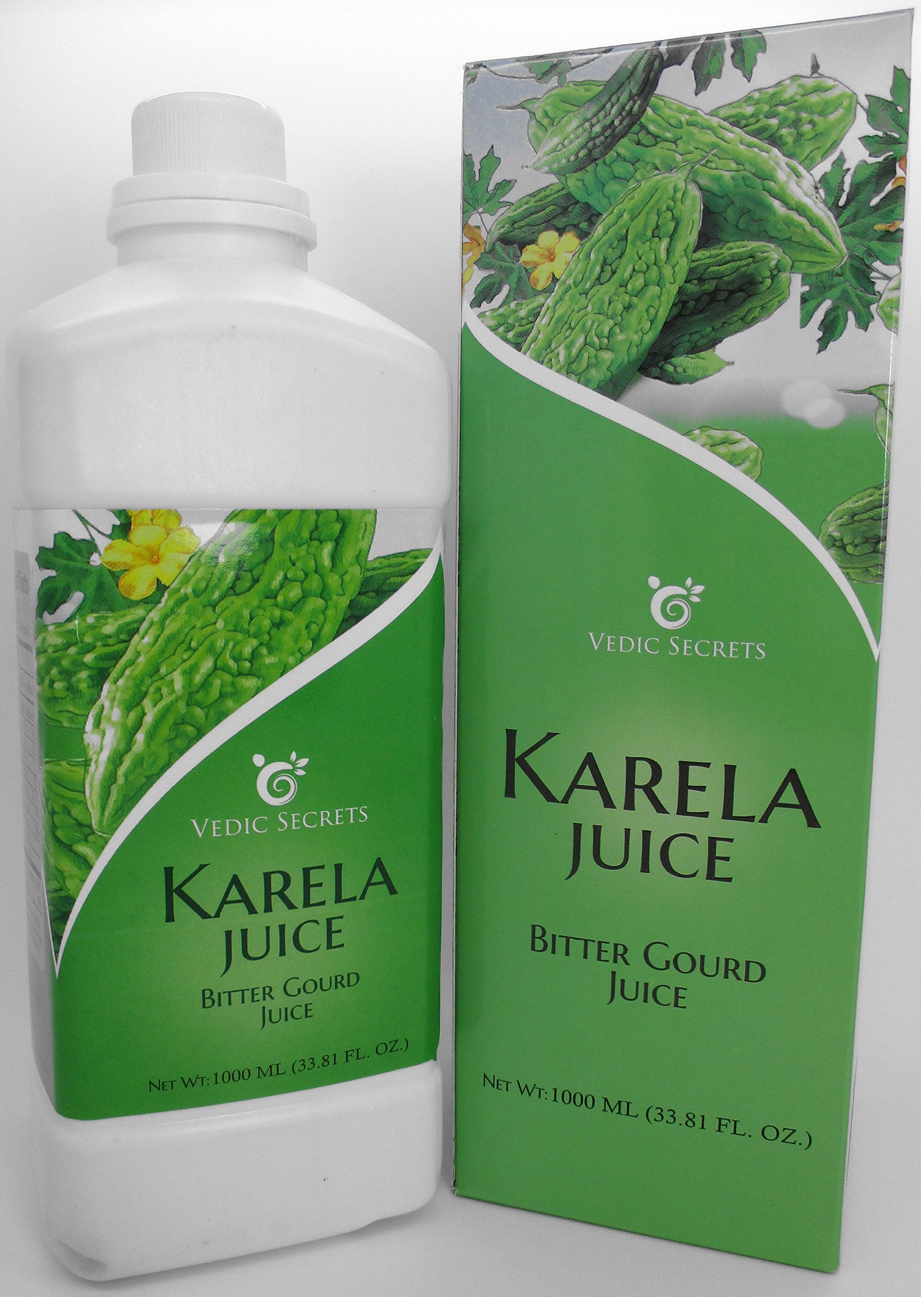 Vedic Secrets Karela (Bitter Gourd) Juice - 1000ml, 33.81fl. oz.