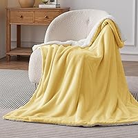 Vista 25 de Bedsure Manta de tamaño King de vellón sherpa para la cama, gruesa y cálida para el invierno, suave y mullida, grande, color lino, 108 x 90 pulgadas