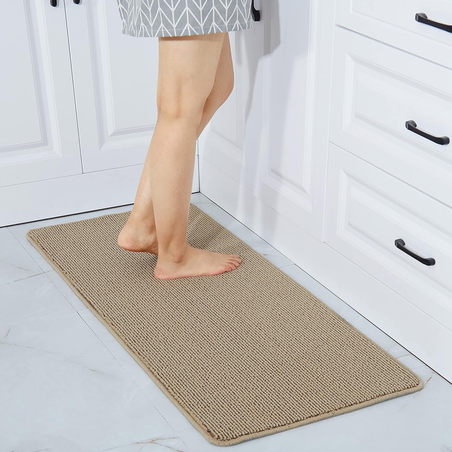 COSY HOMEER 20X48 Inch Kitchen Rug Mats Made of 100