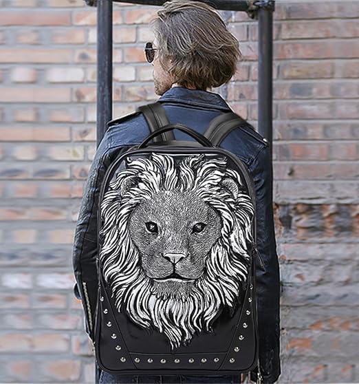 WAAAG ブラウン キャディバッグ 動物モチーフ Munsingwear 8.5型飛び柄