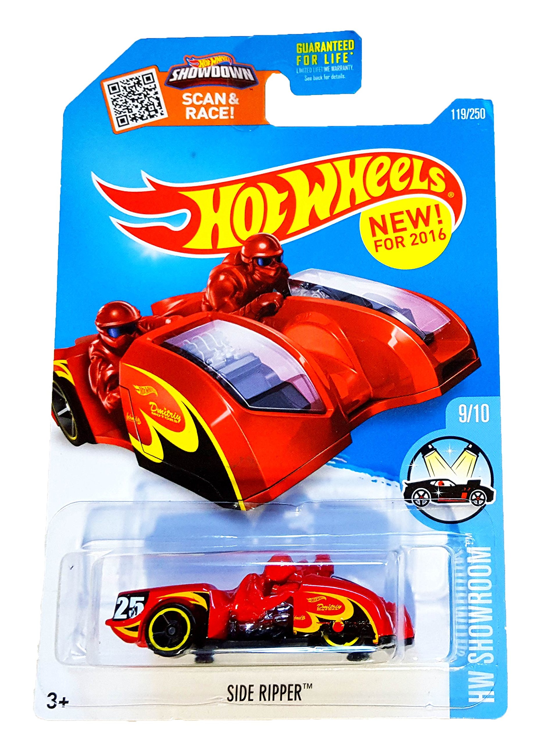 Hot Wheels, 2016 HW Showroom, Side Ripper [Red] Die-Cast Vehicle