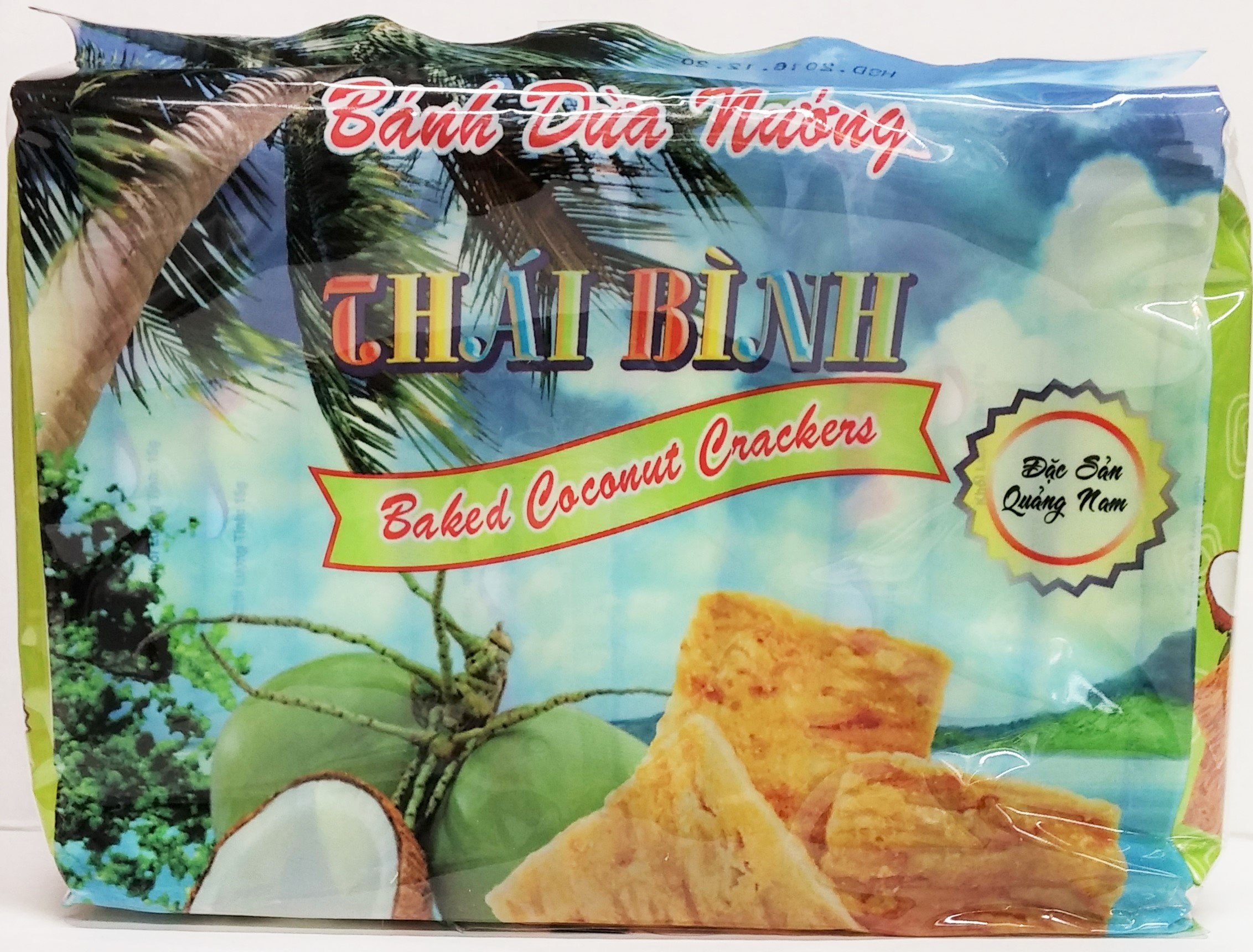 Amazon.co.jp: タイビン ココナッツクラッカー (3枚×12袋入り) ×2個