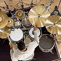 Vista 7 de Meinl Cymbals Byzance - Doble chapoteo de 10 pulgadas, fabricado en Turquía, bronce B20 martillado a mano, 2 años de garantía, B10DUS, pulgadas