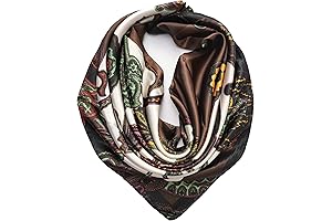 Chic and Dapper Brown Satin Headscarf: A Fashionable Cover-up for Every Occasion