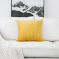 Vista 683 de UGASA - Juego de 2 fundas de almohada de terciopelo a rayas, funda decorativa para cojín con cremallera oculta para el hogar, sofá, dormitorio
