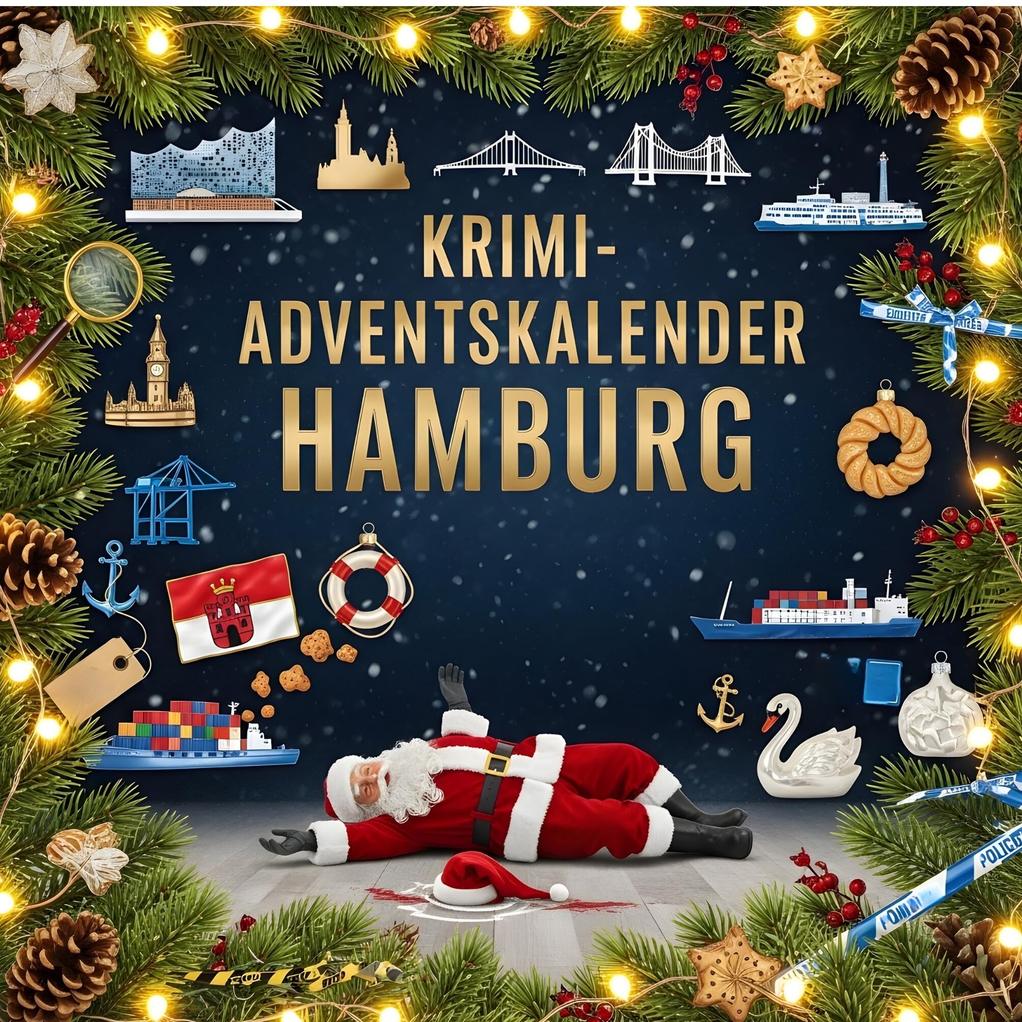 Der Krimi-Adventskalender Hamburg: Mordsverdächtig in 24 Akten. Ein Fall in deiner Nähe