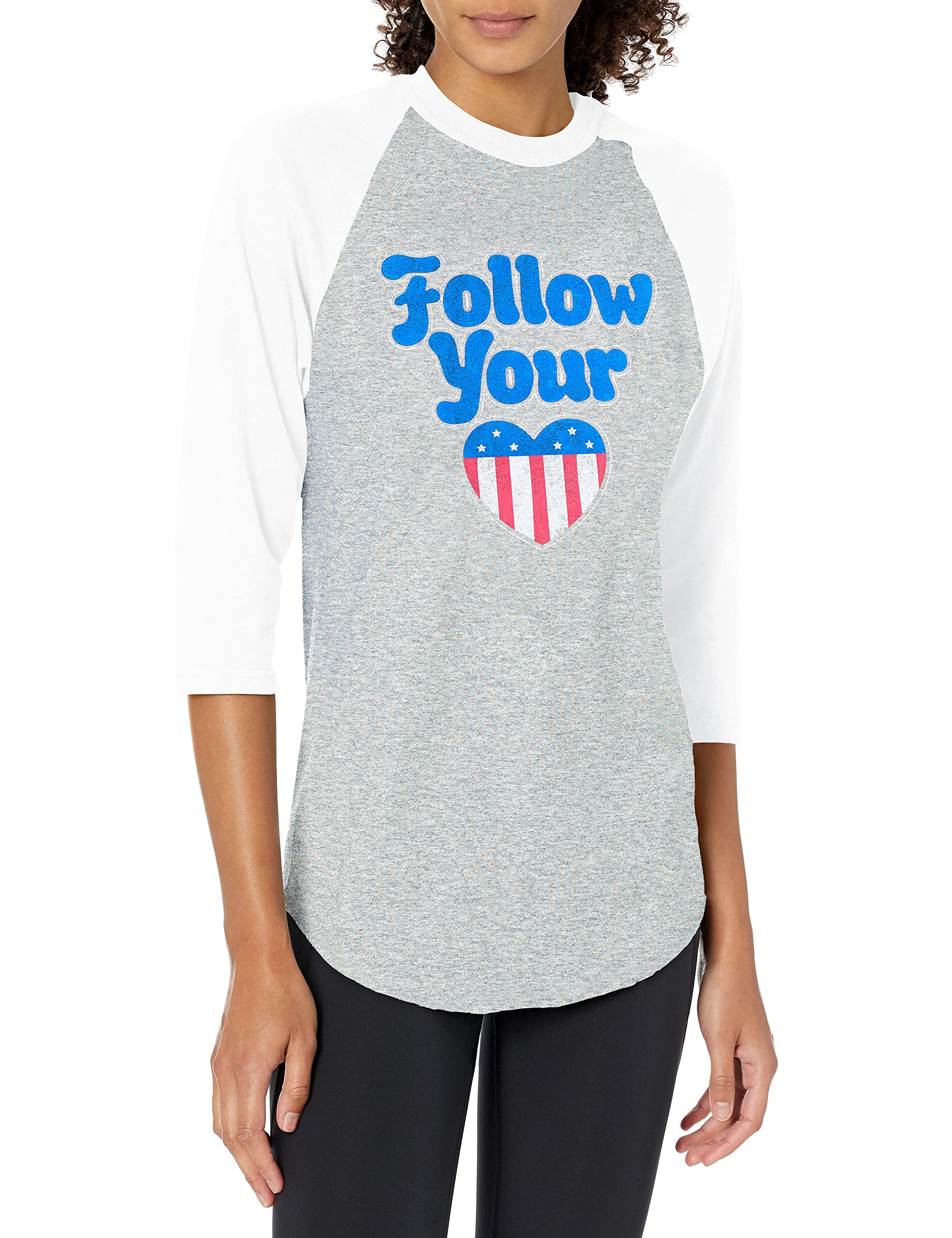 SOFFEWomen's Patriotic American Baseball Tee T-Shirt
