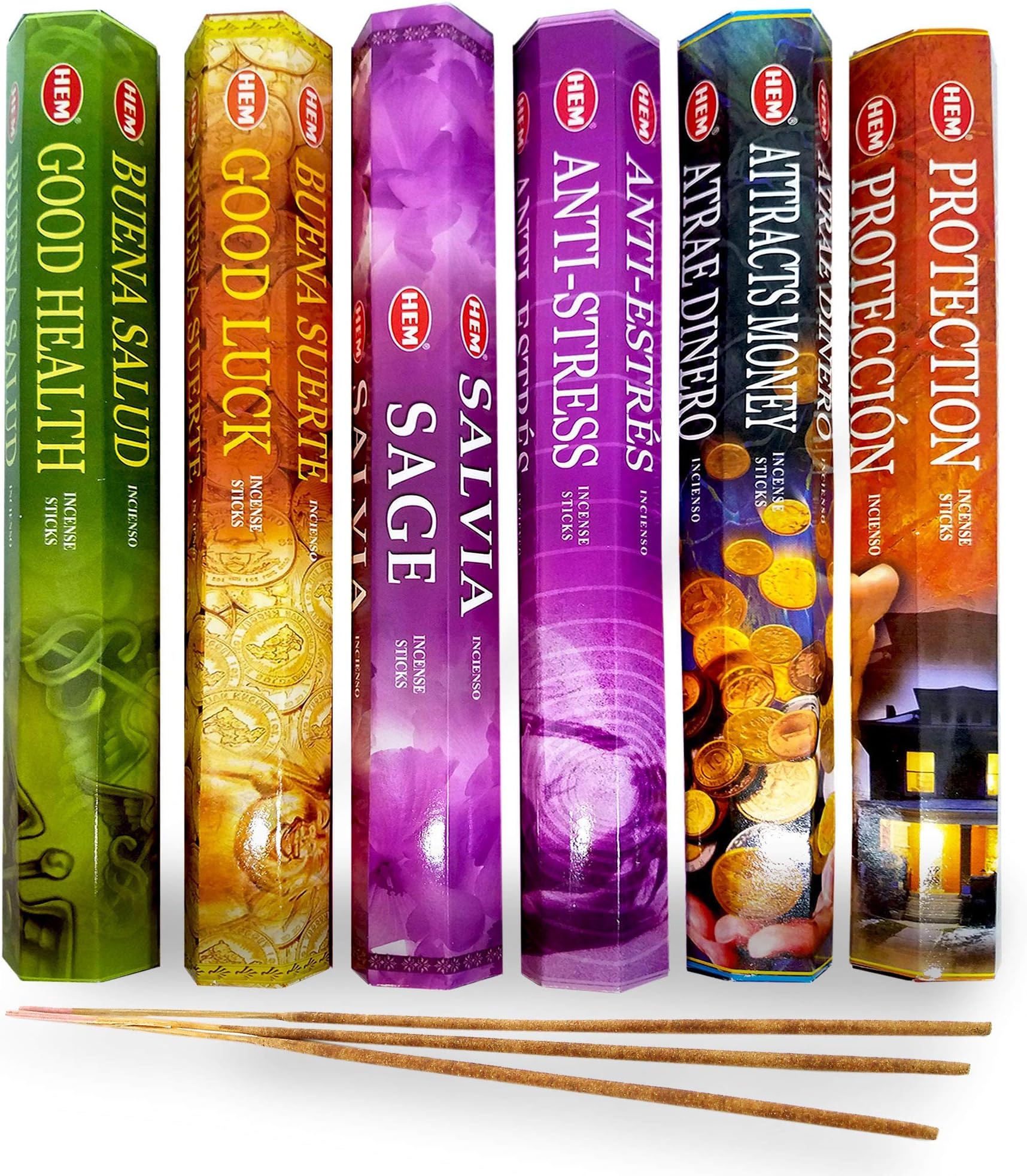 AurAmbiance Altar Supplies Incense Sticks Variety Pack - Pagan Supplies, Witch Kit of Insences Sticks for Protection Spell Work