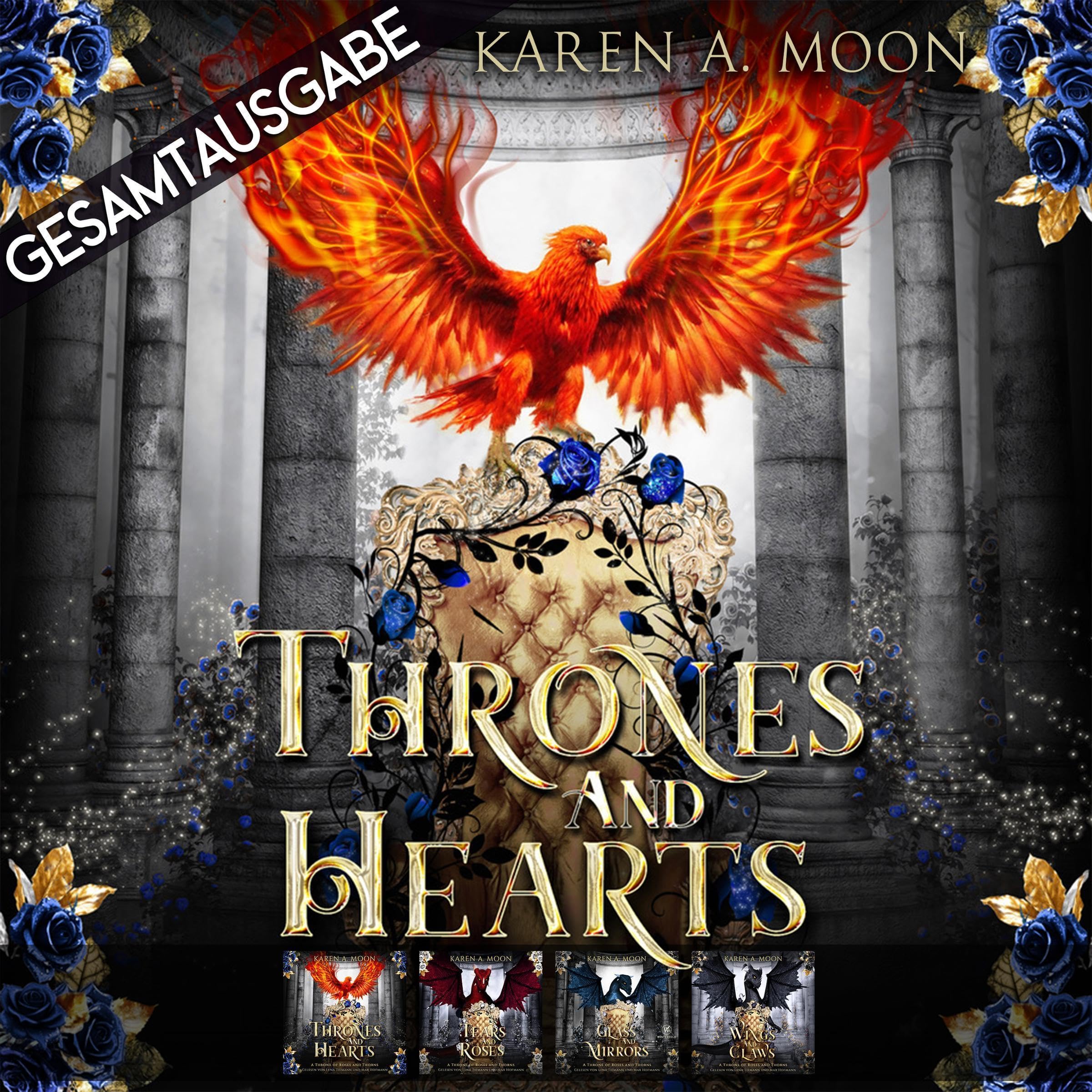 Cover art for Thrones and Hearts - Gesamtausgabe