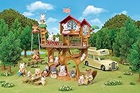 Vista 6 de Calico Critters Adventure Treehouse - Juego de regalo, casa de muñecas coleccionable, figura y accesorios Casa de vacaciones
