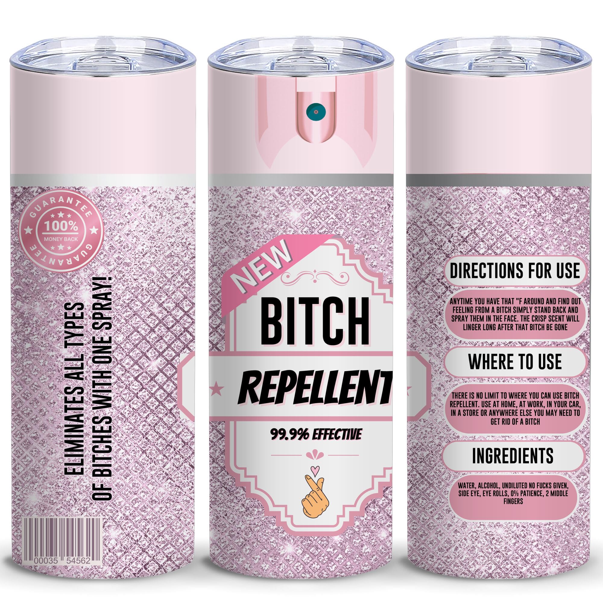 Pink Insulated Skinny Tumblers Cup Coffee Mug with Lid Funny 20oz - Reusable Stainless Steel Water Bottle for Hot & Cold Drinks Tea Cup Iced Coffee Travel Mug