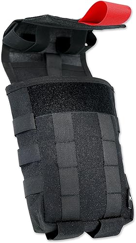 Miniatura 5 de Lightning X - Kit de primeros auxilios táctico IFAK MOLLE con tecnología de lengüeta roja LXPB70-SKK, color negro