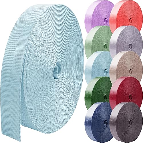 Miniatura 17 de Correas de nailon de 1 pulgada 1.5 pulgadas 2 pulgadas correa de nailon correas de mochila, 10 25 50 3.3 yardas correas Luz