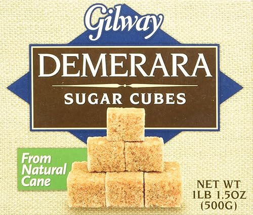 Gilway Demerara - Cubos de azúcar, 1.50 onzas (paquete de 2)