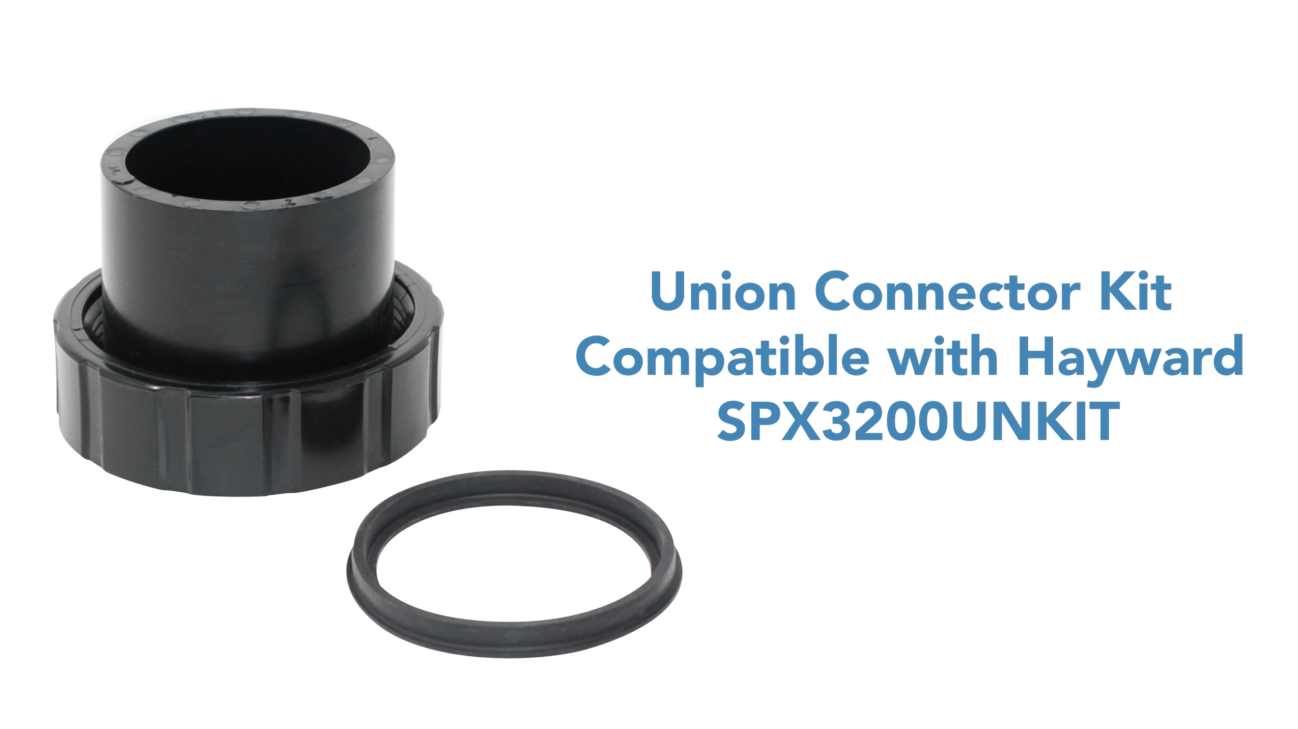 Union Connector Kit (2er Pack) Kompatibel Mit Hayward SPX3200UNKIT – Für Poolpumpen & Filter
