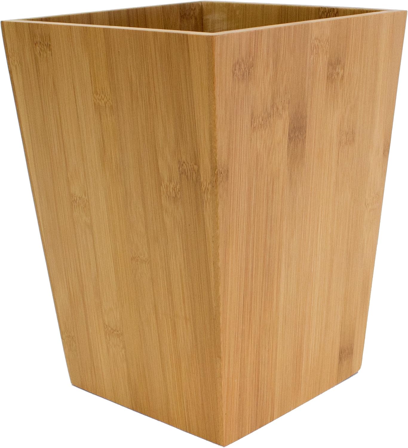 Suреr Dеаl Prоduсt MSV Bamboo Bathroom BIN 19,6 X19,6X 26 cm, Silver, 19.6cm