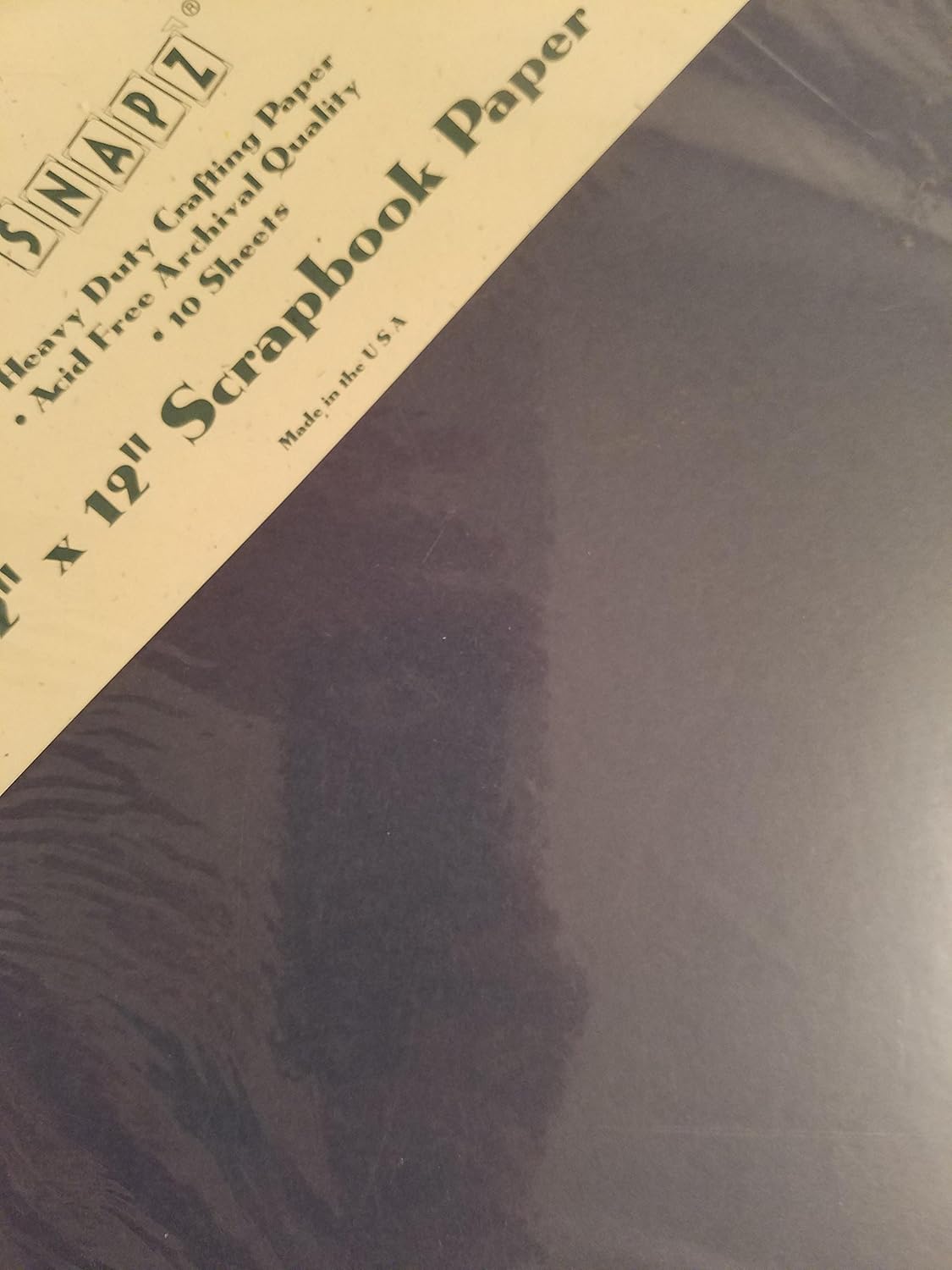 10 Sheets Dark tones Snapz Heavy Duty Crafting Paper 12" x