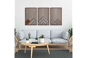 Large Wood Mountain Wall Art Decor