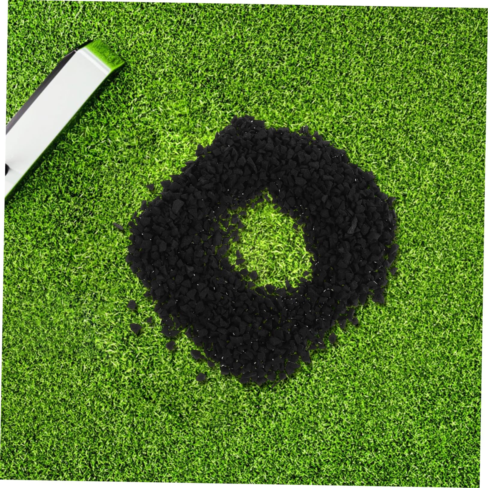 Artificial Duraderas Negro para Relleno Caucho 1,9kg Césped de Partículas para Campos Deportivos y Eventos Atléticos
