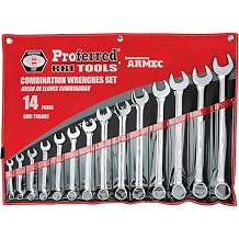 T45002 14Piece, 3/8-1-1/4" Combination Wrench Set 1 Set