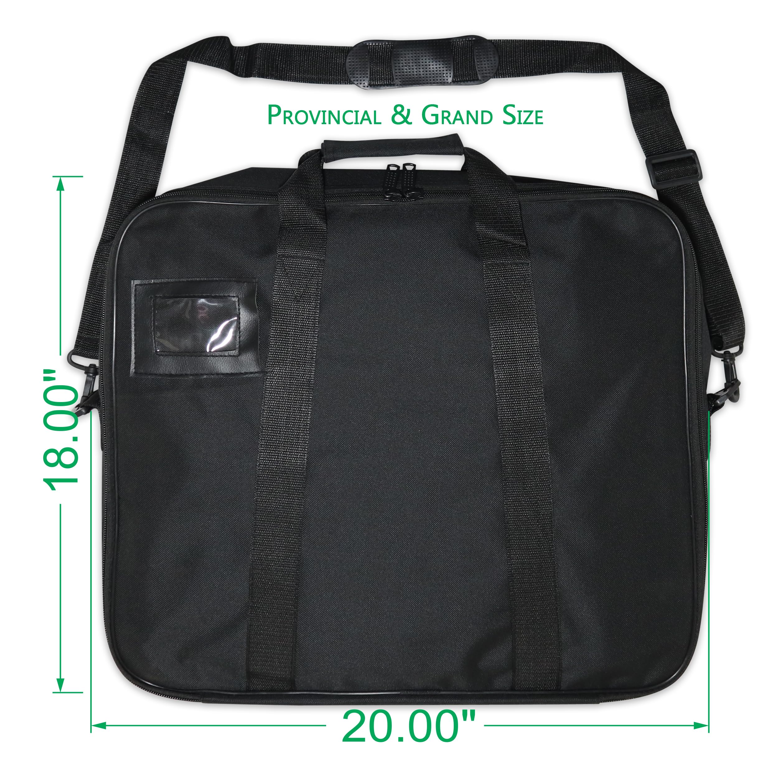 Premium Masonic Apron Carrying Case MM/WM Provincial Size – Lightweight Soft Waterproof | Freemason Aprons Cases & Bags (MM/WM (18