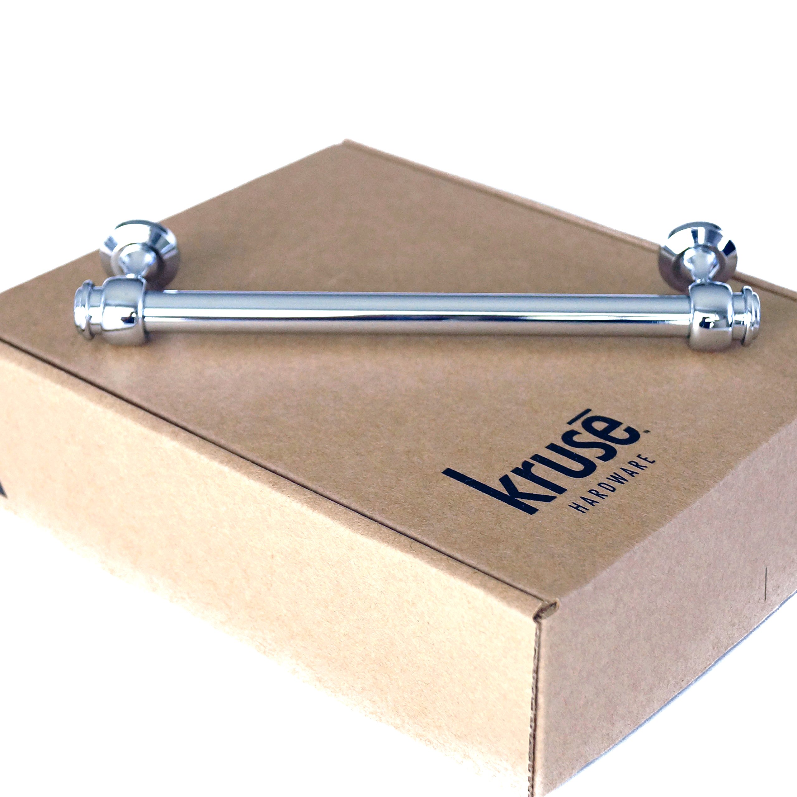 30841 - (10-Pack) Milano Door and Drawer Pull - 6in Center-to-Center, Polished Chrome