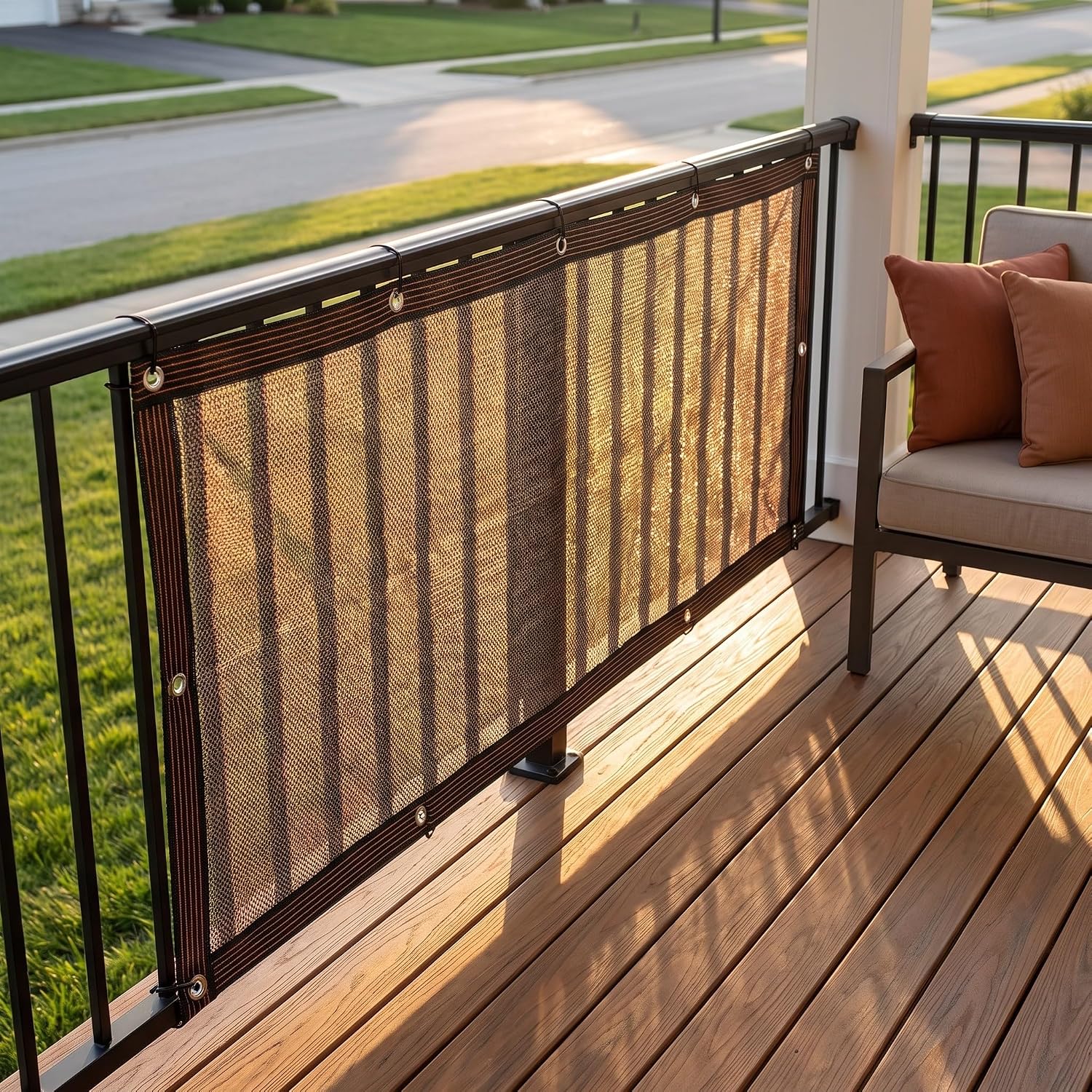 Zerodeko Fence Privacy Screen, Heavy Duty Windscreen Fabric Privacy Screen