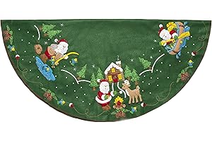 Bucilla Lodge Santa Felt Applique Kit, Large