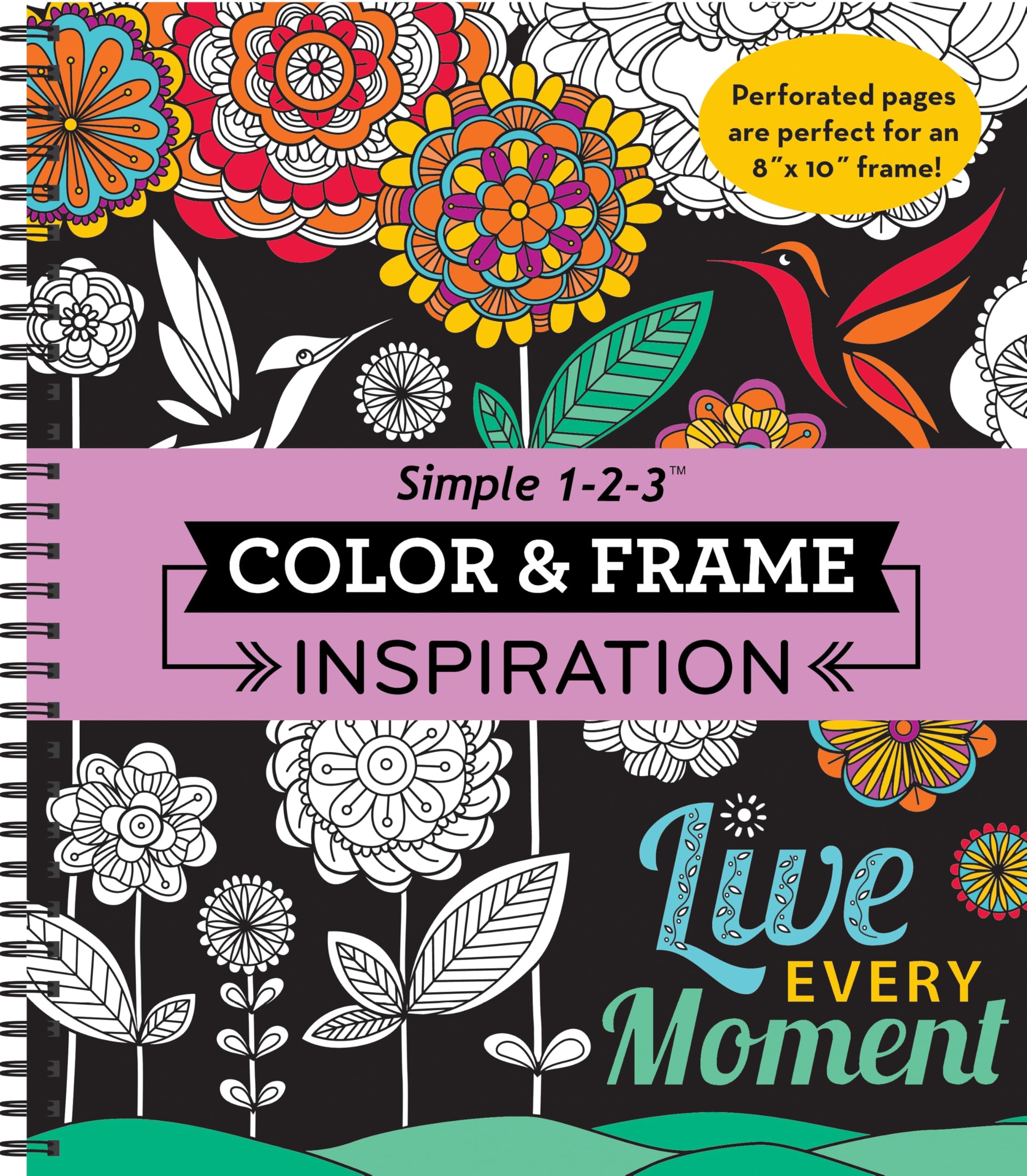 Color & Frame - Inspiration (Adult Coloring Book)