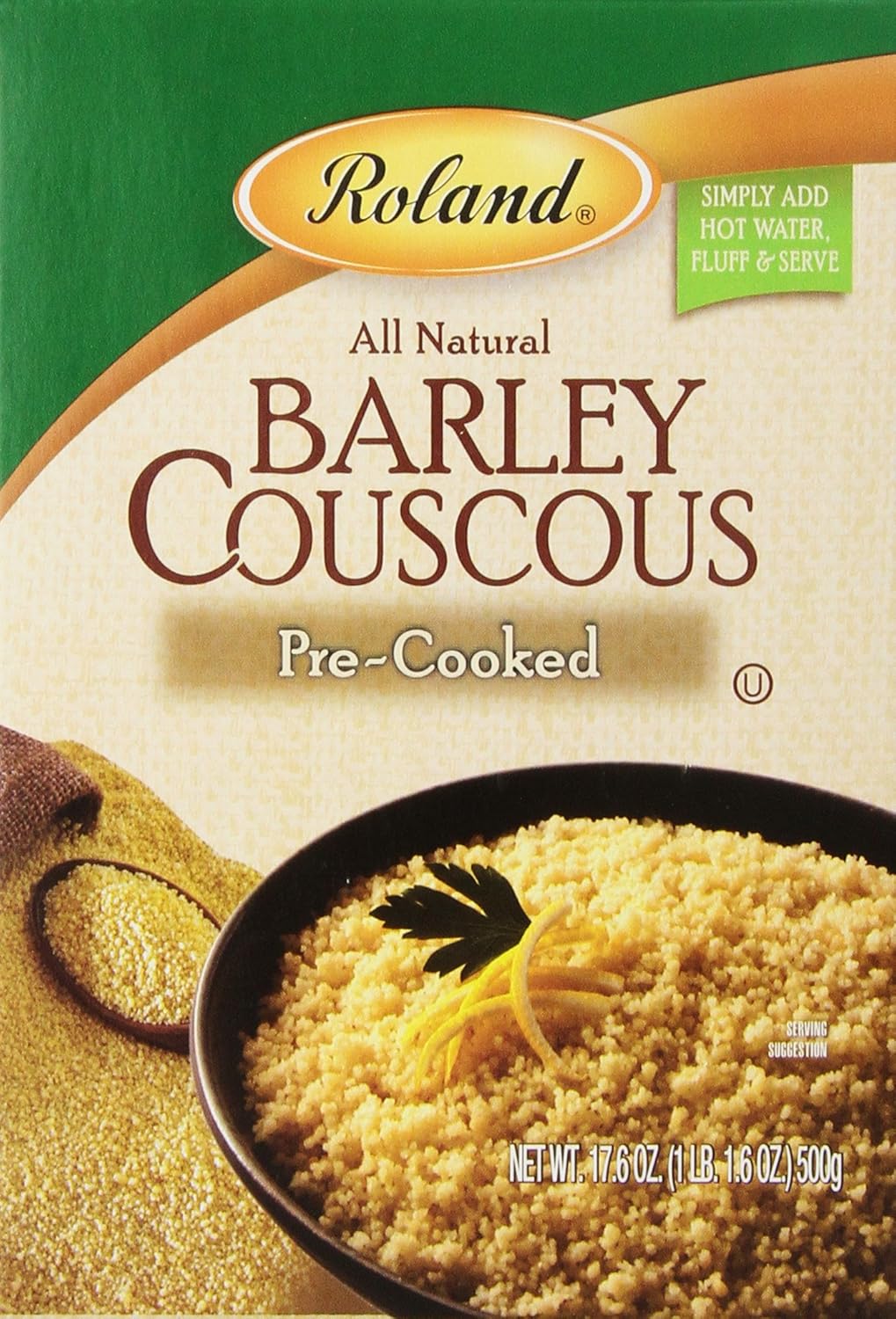 Roland Foods Quick Cooking Couscous, 12 Ounce, Pack of 12