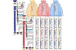 Graduation Pens 2024 Bulk, Cap Ballpoint Pen and Bookmark 24 Sets